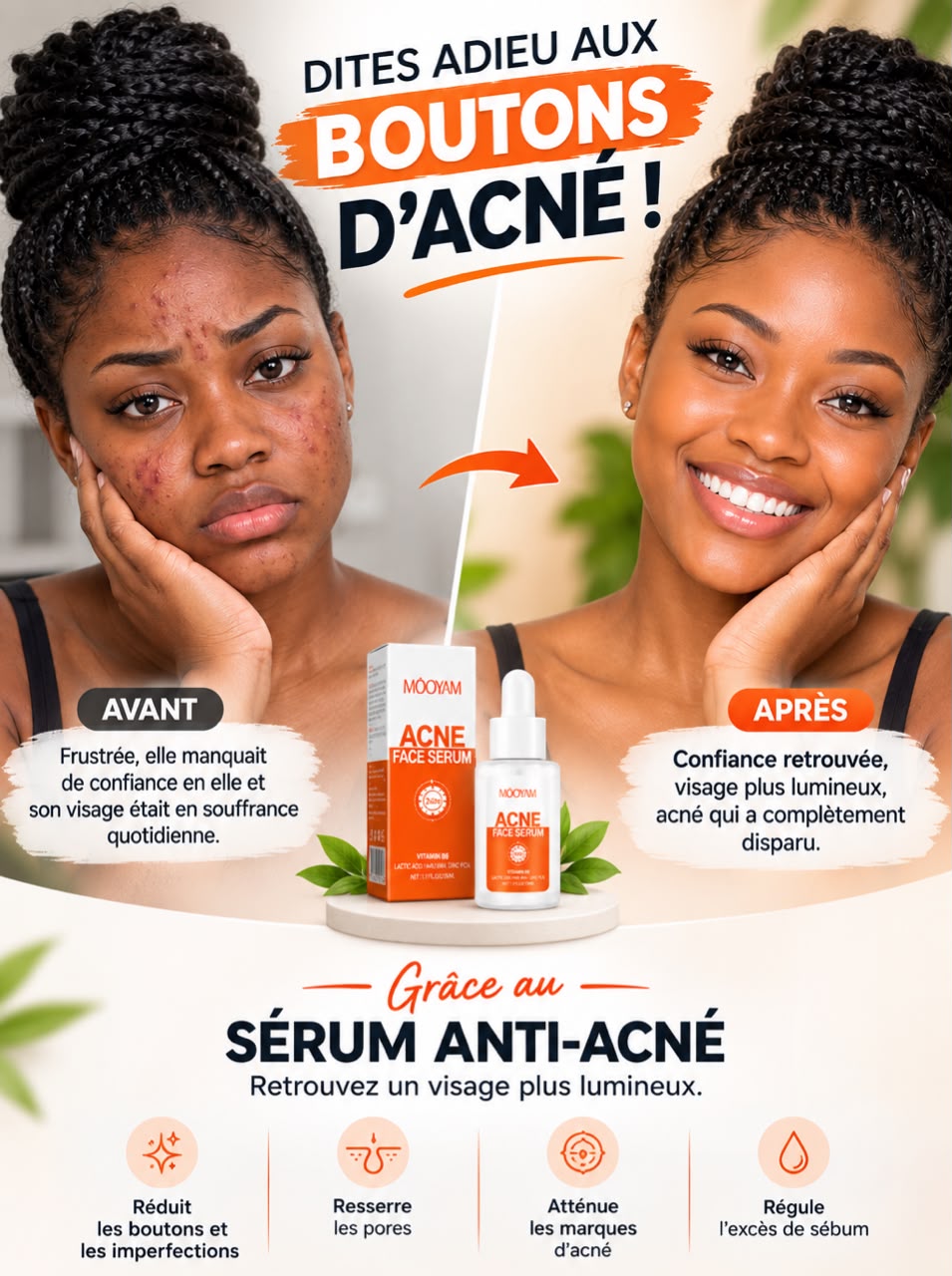 Sérum anti acnée